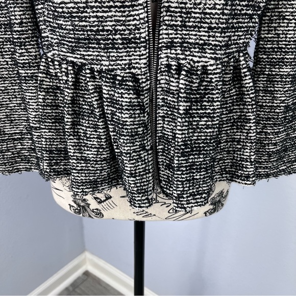 Rebecca Taylor zip peplum jacket size 6 - Picture 10 of 11